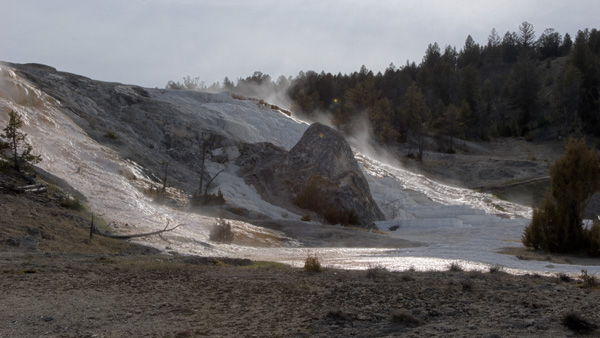 Mammoth Hot Springs Locally Rendered