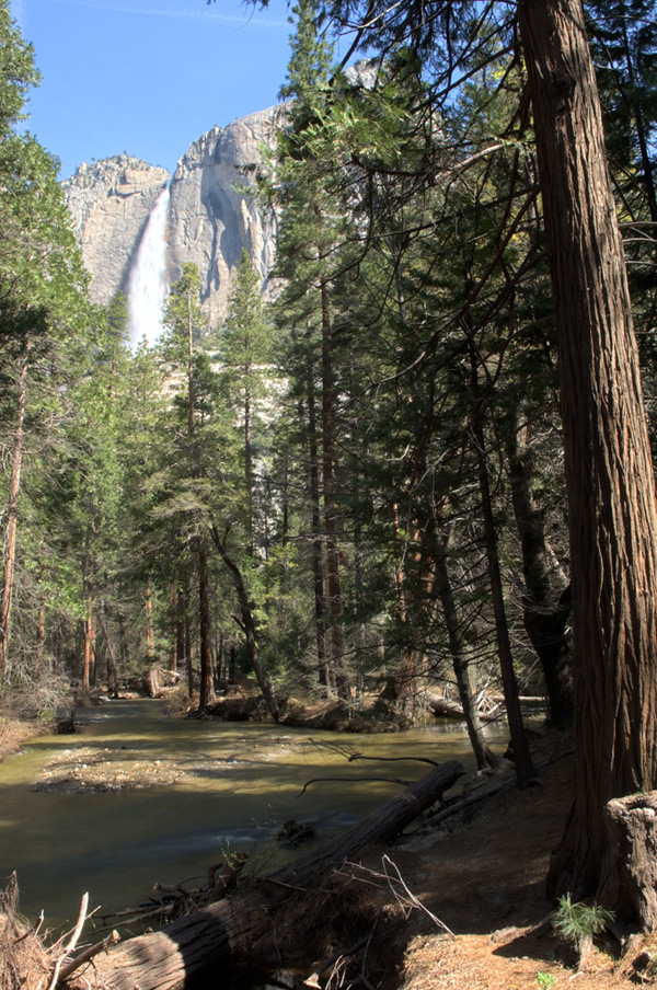 Yosemite Falls Locally Rendered