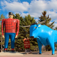 Paul Bunyan and His Blue Ox Babe